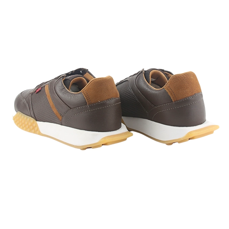 ZAPATILLAS HOMBRE FERRACINI URBANAS CAFÉ 8527 CUERO - 6