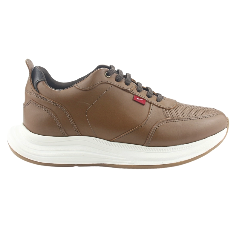 ZAPATILLAS HOMBRE FERRACINI URBANAS CAFÉ 9483-650 CUERO - 1