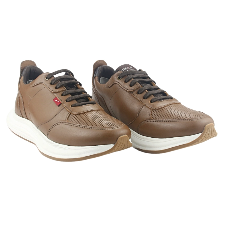 ZAPATILLAS HOMBRE FERRACINI URBANAS CAFÉ 9483-650 CUERO - 5