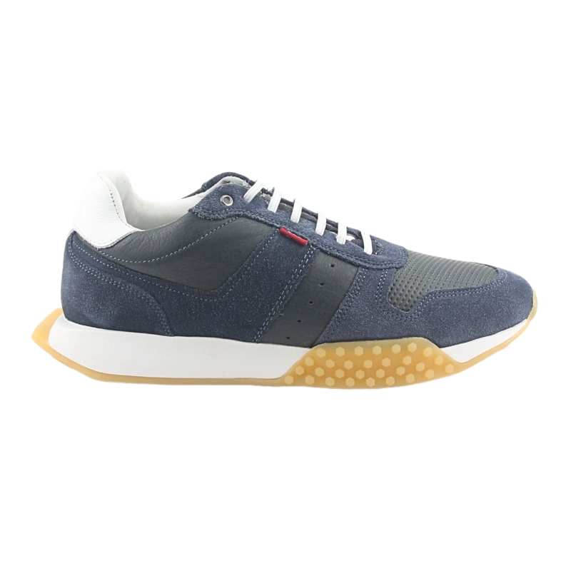 ZAPATILLAS HOMBRE FERRACINI URBANAS AZUL MARINO 8525-693 CUERO - 1