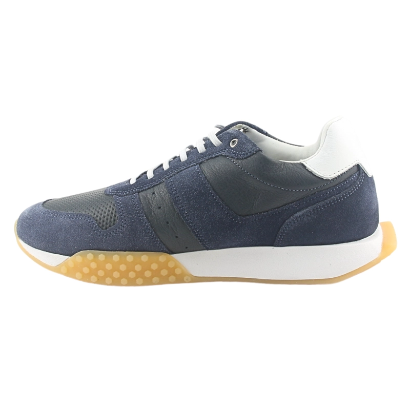ZAPATILLAS HOMBRE FERRACINI URBANAS AZUL MARINO 8525-693 CUERO - 2