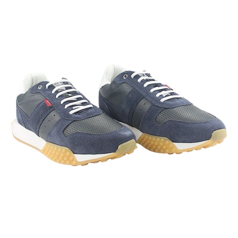 ZAPATILLAS HOMBRE FERRACINI URBANAS AZUL MARINO 8525-693 CUERO - 5