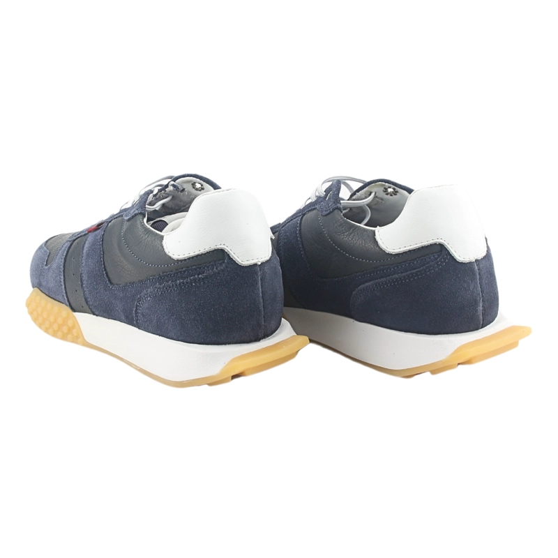 ZAPATILLAS HOMBRE FERRACINI URBANAS AZUL MARINO 8525-693 CUERO - 6
