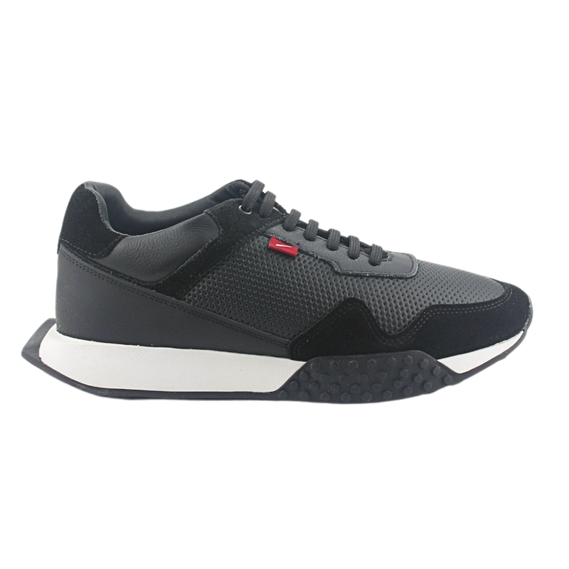 ZAPATILLAS HOMBRE FERRACINI URBANAS NEGRO 8526 CUERO - 1