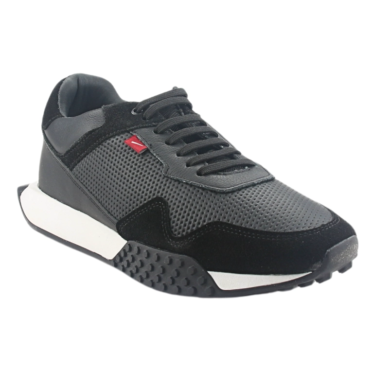ZAPATILLAS HOMBRE FERRACINI URBANAS NEGRO 8526 CUERO - 3