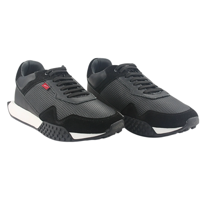 ZAPATILLAS HOMBRE FERRACINI URBANAS NEGRO 8526 CUERO - 5