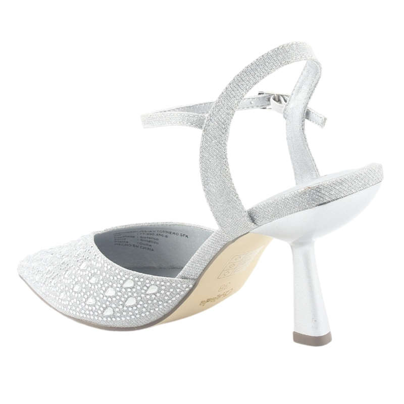 ZAPATO PLATEADO MUJER CASUAL CHALADA REBI - 4