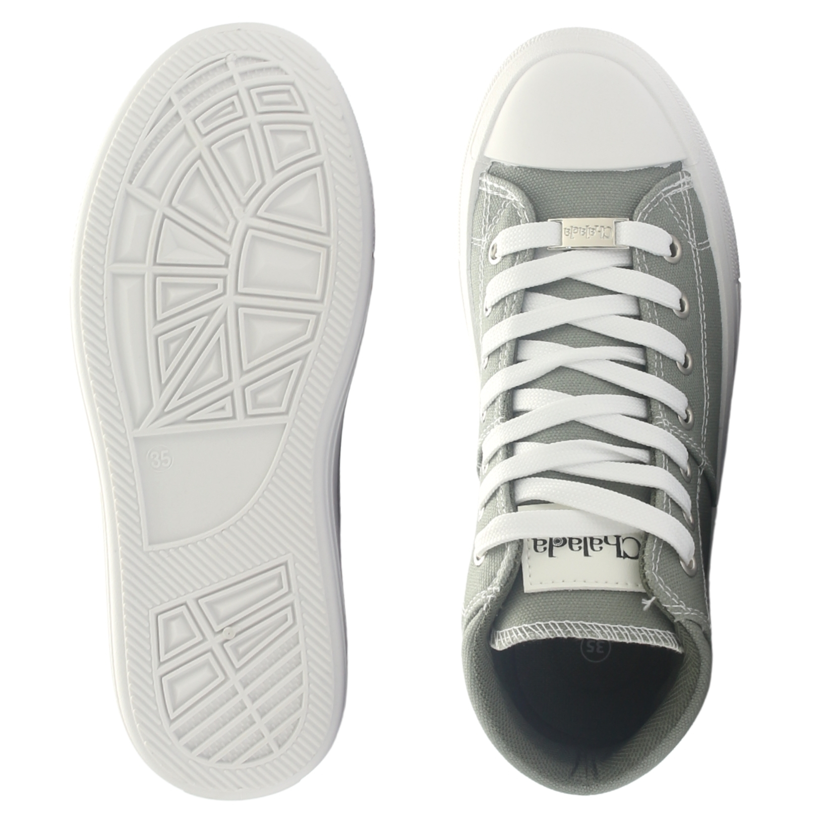 ZAPATILLAS MUJER CHALADA URBANAS OLIVA CLU-15 - 7