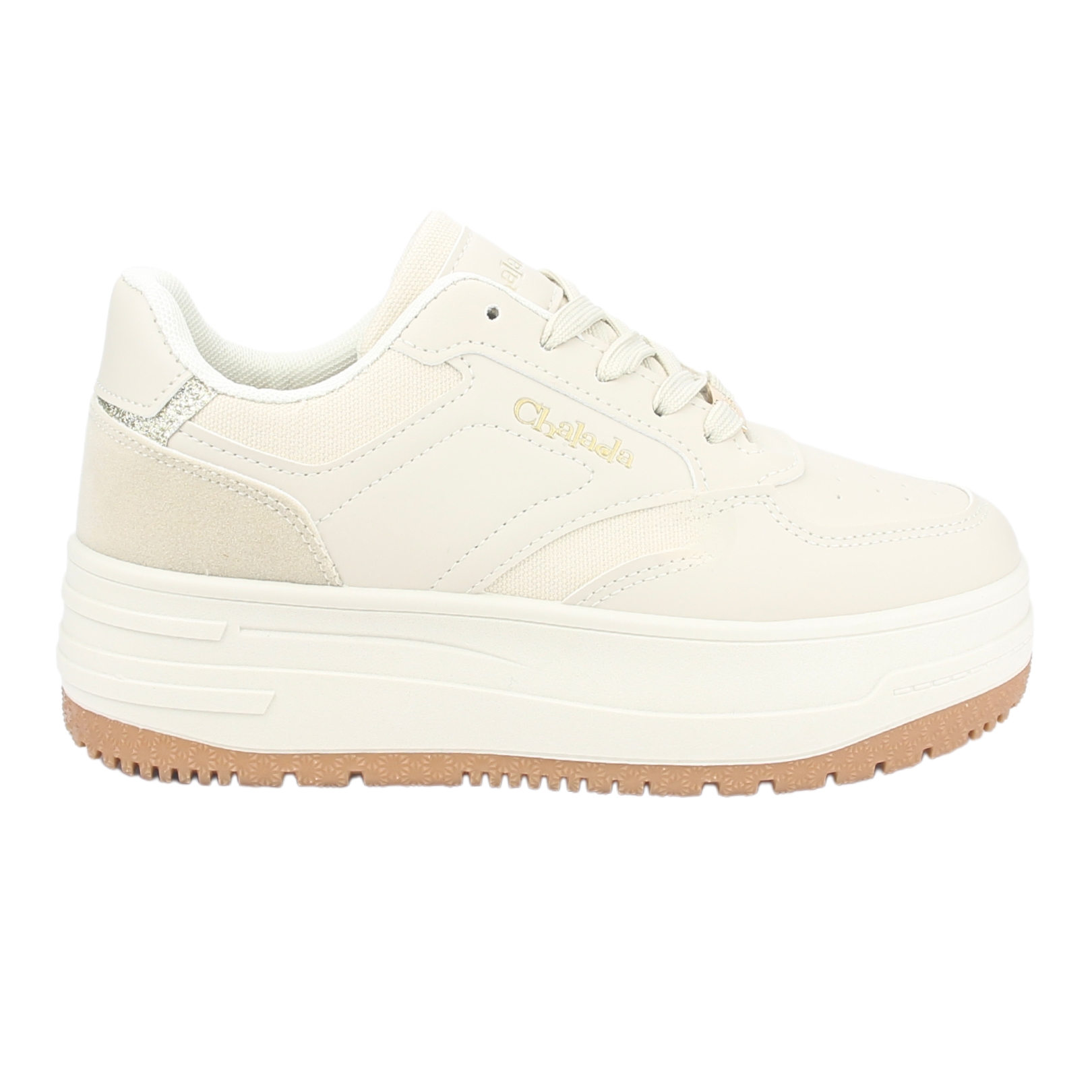 ZAPATILLA CHALADA MUJER MITSU-2 BEIGE URBANO - 1