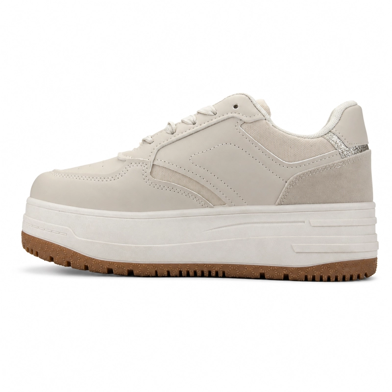 ZAPATILLA BEIGE MUJER URBANO CHALADA MITSU - 2