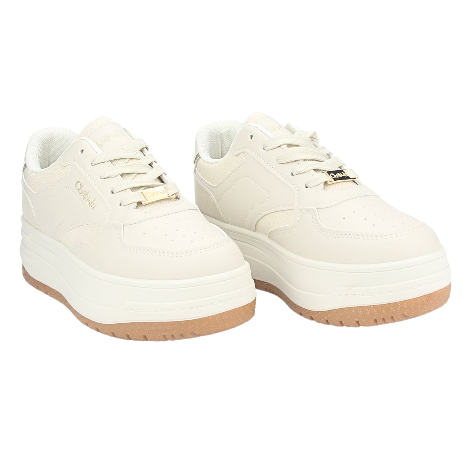 ZAPATILLA CHALADA MUJER MITSU-2 BEIGE URBANO - 3