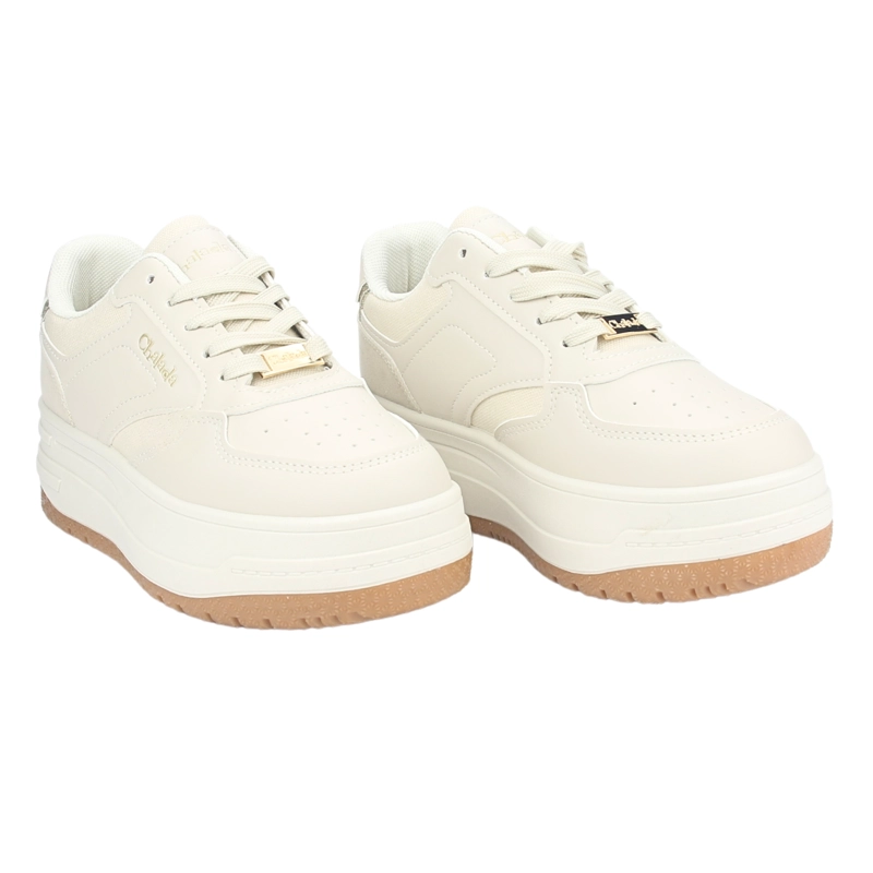ZAPATILLA BEIGE MUJER URBANO CHALADA MITSU - 3
