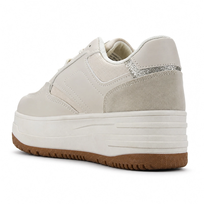 ZAPATILLA BEIGE MUJER URBANO CHALADA MITSU - 4
