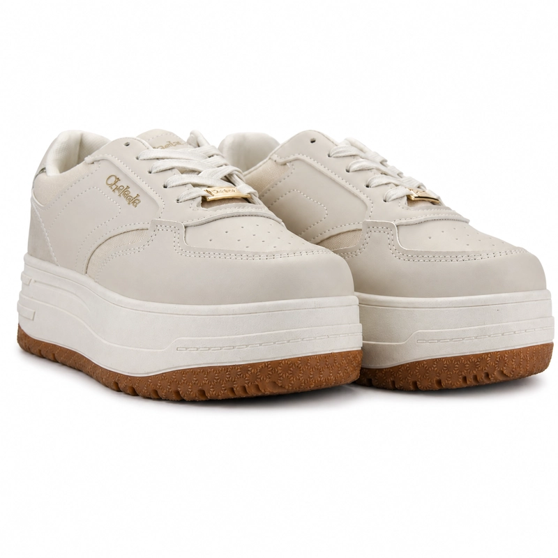ZAPATILLA BEIGE MUJER URBANO CHALADA MITSU - 7