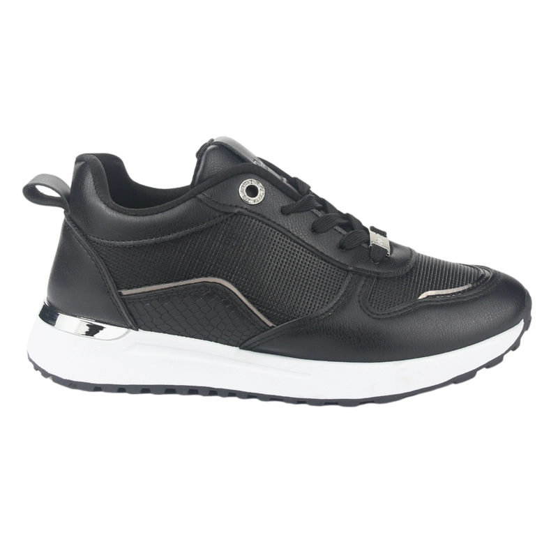 ZAPATILLAS MUJER CHALADA URBANAS NEGRO FLY-1 - 1