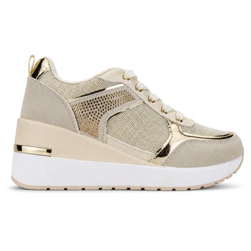 ZAPATILLA DORADO MUJER URBANO CHALADA BOLKI - 1