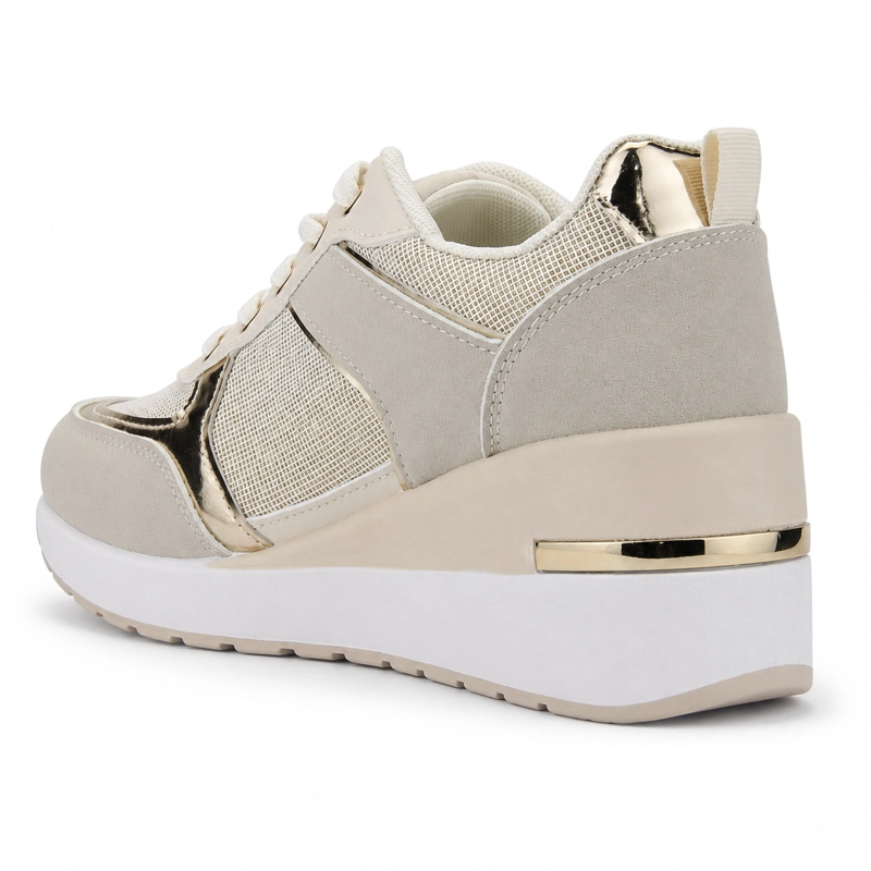ZAPATILLA DORADO MUJER URBANO CHALADA BOLKI - 4