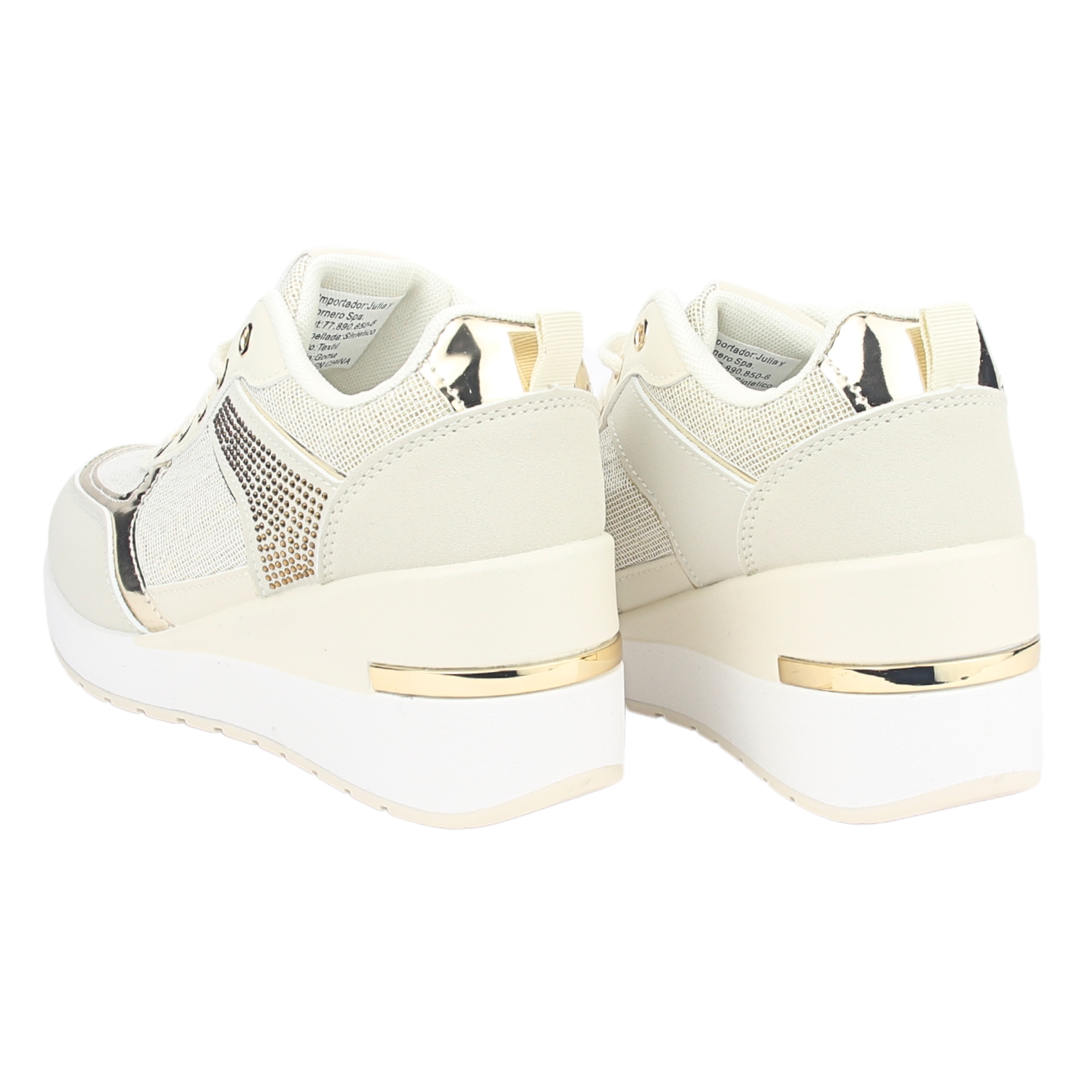ZAPATILLA CHALADA MUJER BOLKI-1 DORADO URBANO - 5