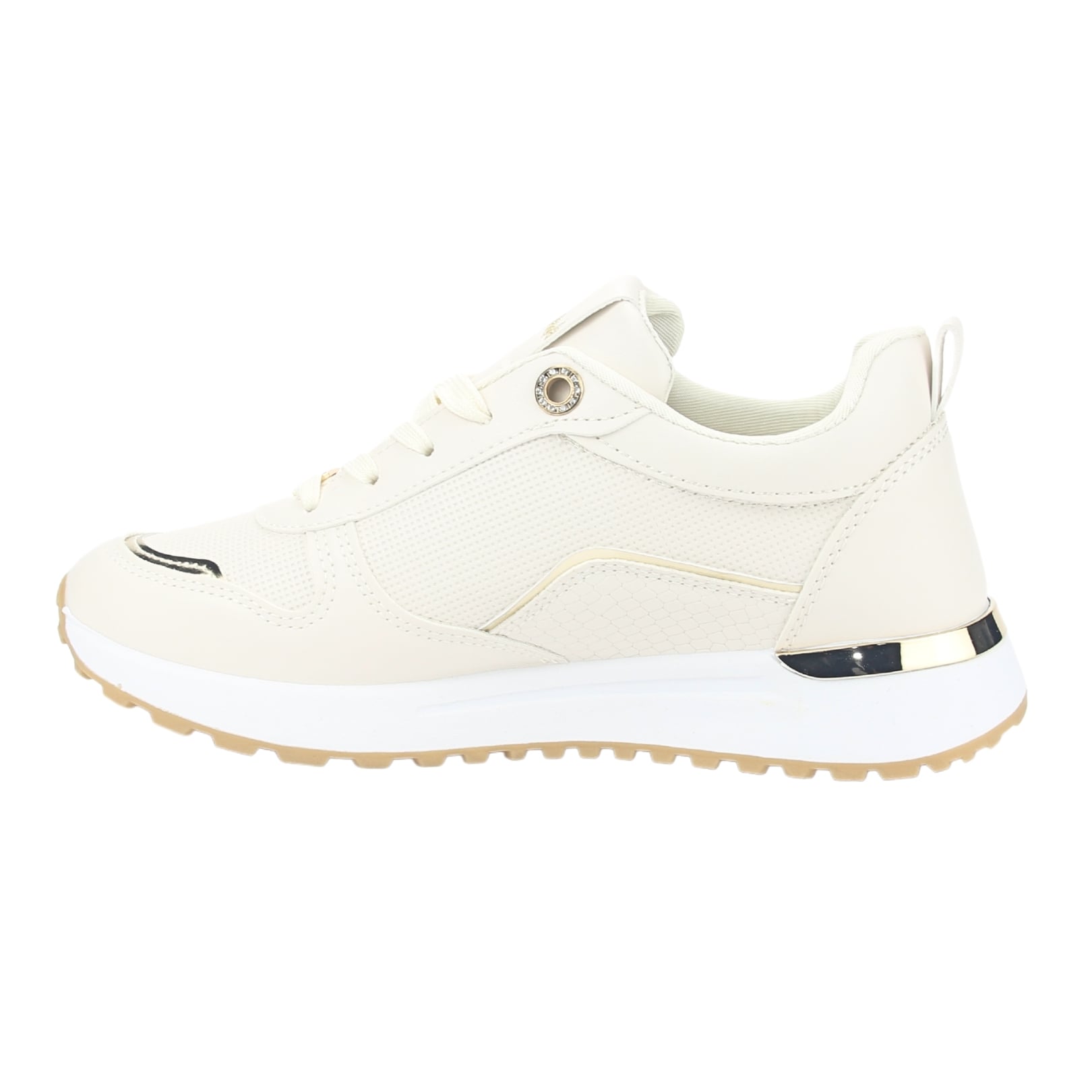 ZAPATILLAS MUJER CHALADA URBANAS BEIGE FLY-1 - 2