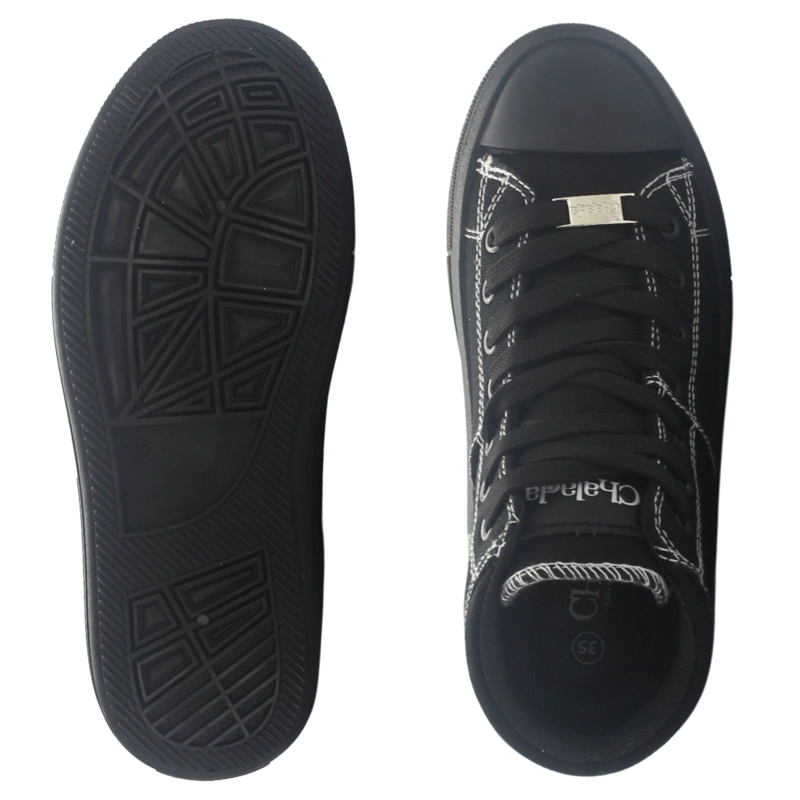 ZAPATILLAS MUJER CHALADA URBANAS NEGRO CLU-15 - 7