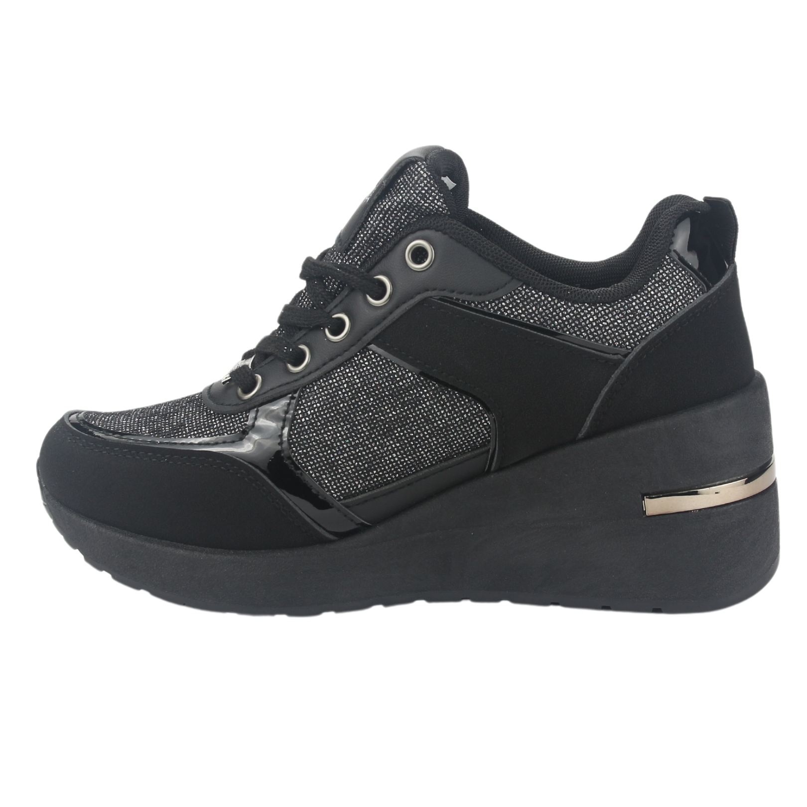 ZAPATILLAS MUJER CHALADA URBANAS NEGRO BOLKI-1 - 2