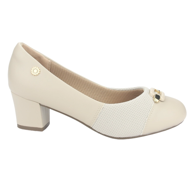 ZAPATO CHALADA MUJER FLEXI-57 BEIGE CASUAL - 1