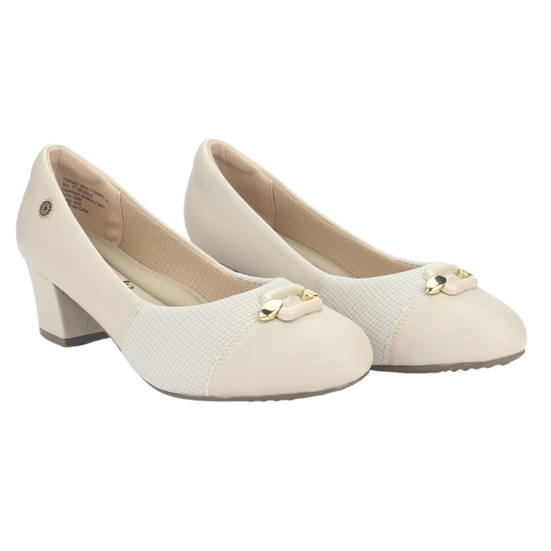 ZAPATO CHALADA MUJER FLEXI-57 BEIGE CASUAL - 5