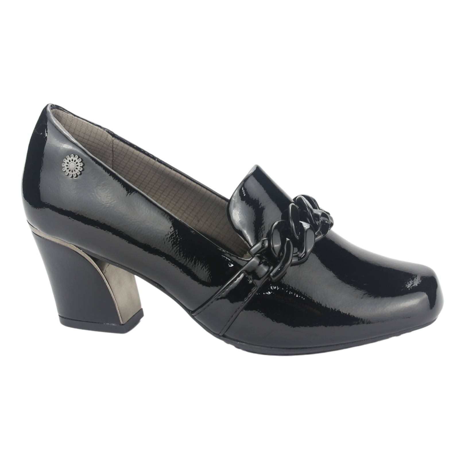 ZAPATO CHALADA MUJER CAROL-1 NEGRO CASUAL - 1