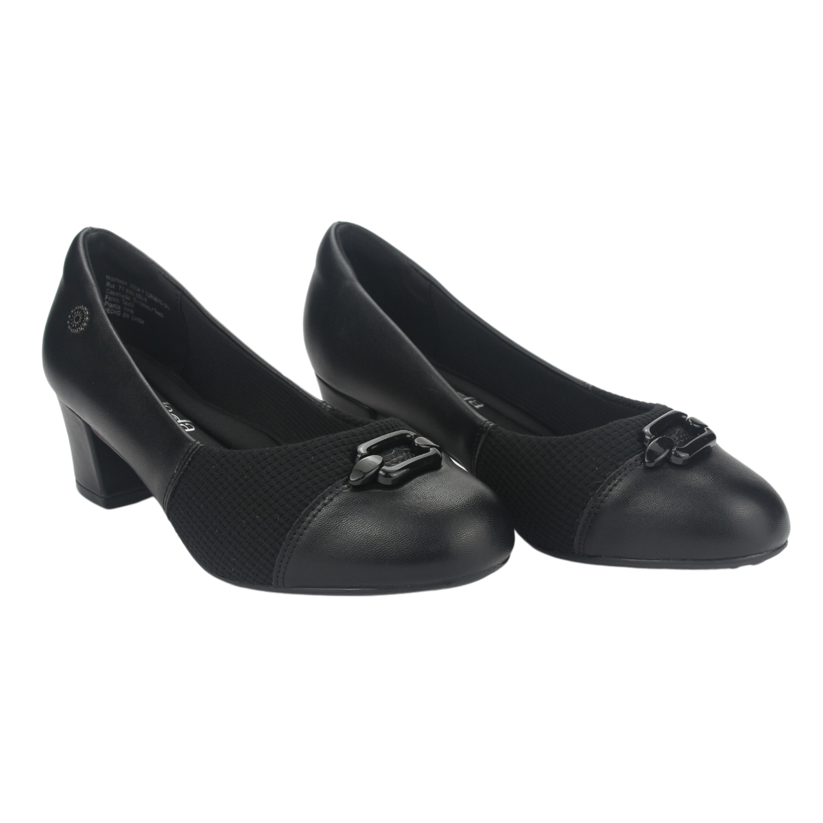 ZAPATO CHALADA MUJER FLEXI-57 NEGRO CASUAL - 5