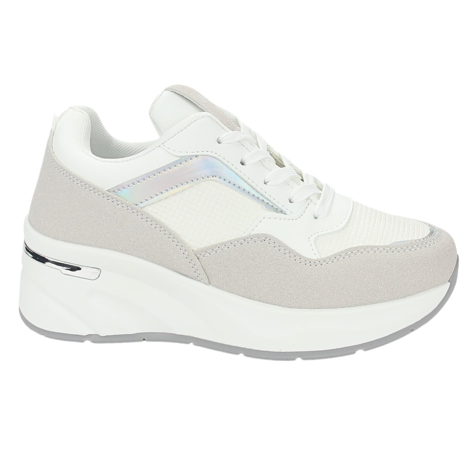 ZAPATILLA CHALADA MUJER JUNA-1 BLANCO CASUAL - 1
