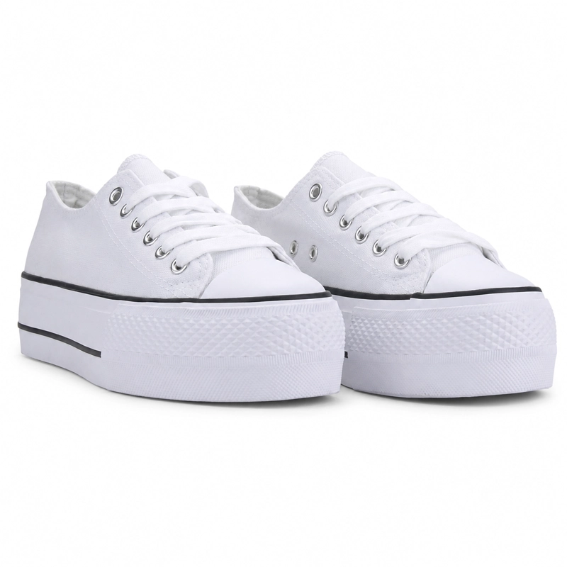 ZAPATILLAS MUJER CHALADA URBANAS BLANCO CRUNI-1 - 5