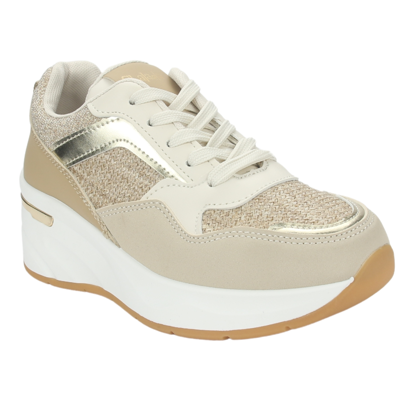 ZAPATILLAS MUJER CHALADA URBANAS BEIGE JUNA-1 - 3