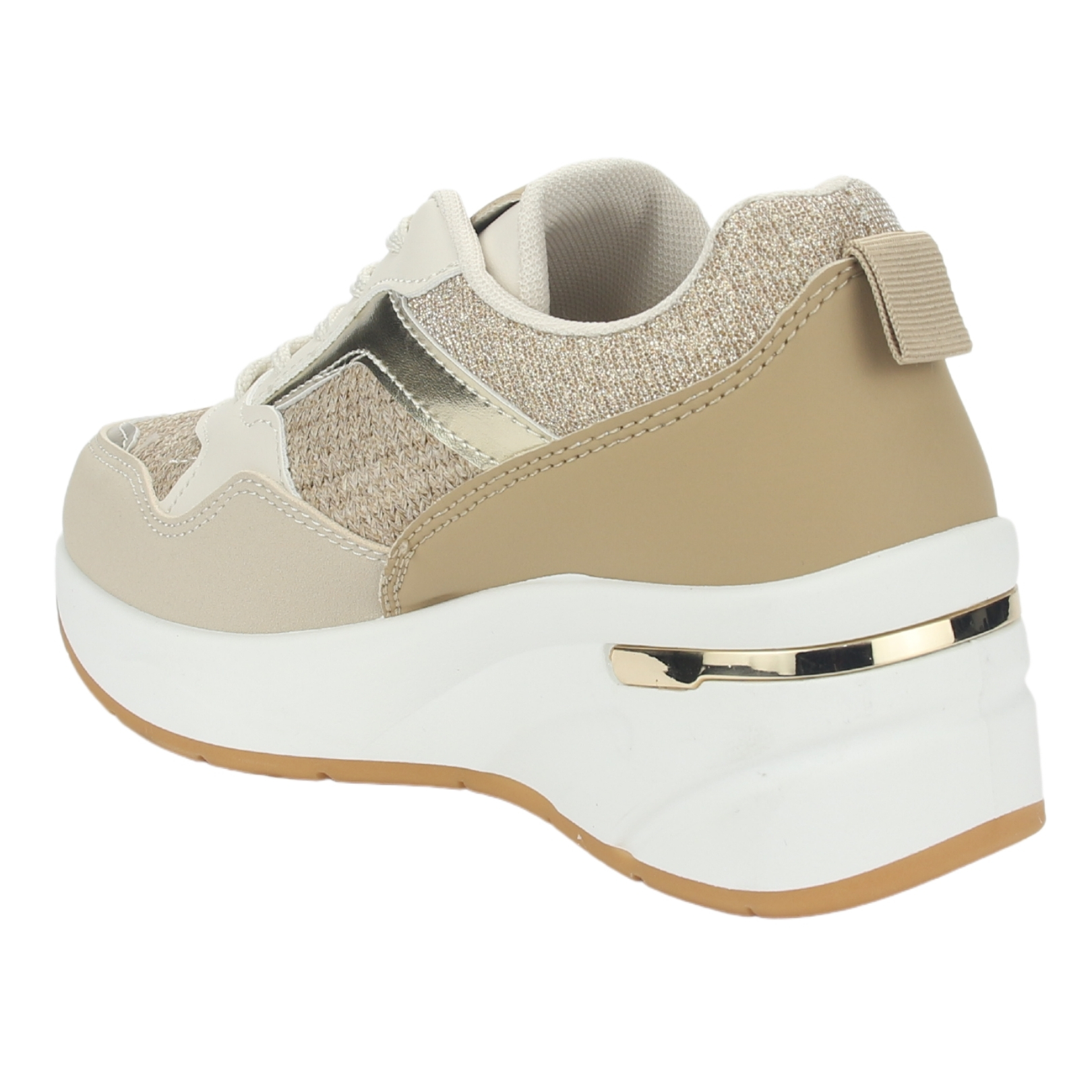 ZAPATILLAS MUJER CHALADA URBANAS BEIGE JUNA-1 - 4