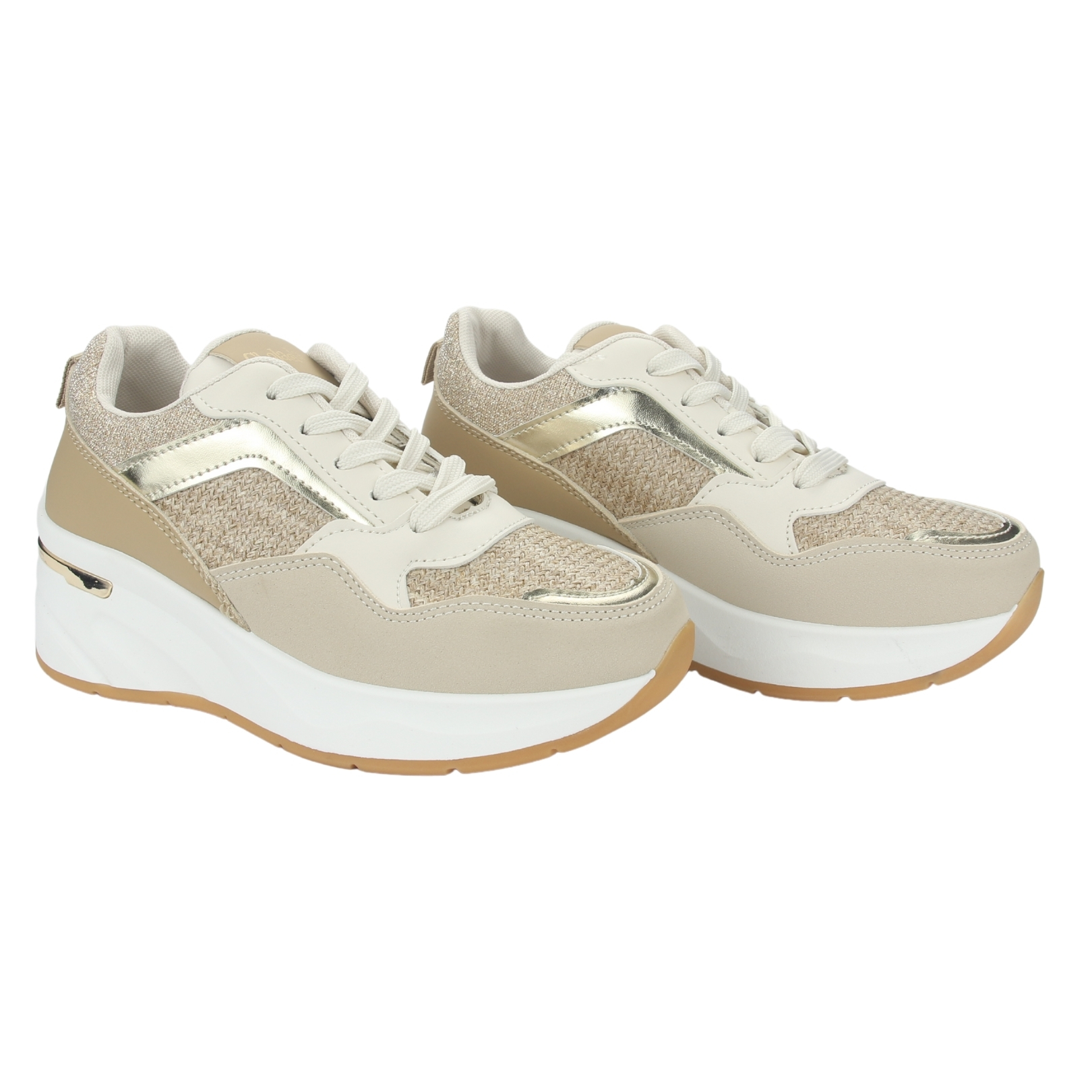 ZAPATILLAS MUJER CHALADA URBANAS BEIGE JUNA-1 - 5