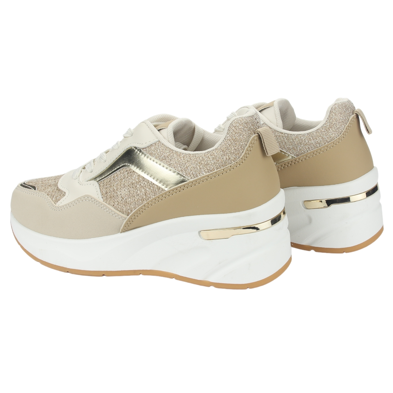 ZAPATILLAS MUJER CHALADA URBANAS BEIGE JUNA-1 - 6