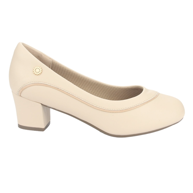 ZAPATO CHALADA MUJER FLEXI-48 BEIGE CASUAL - 1