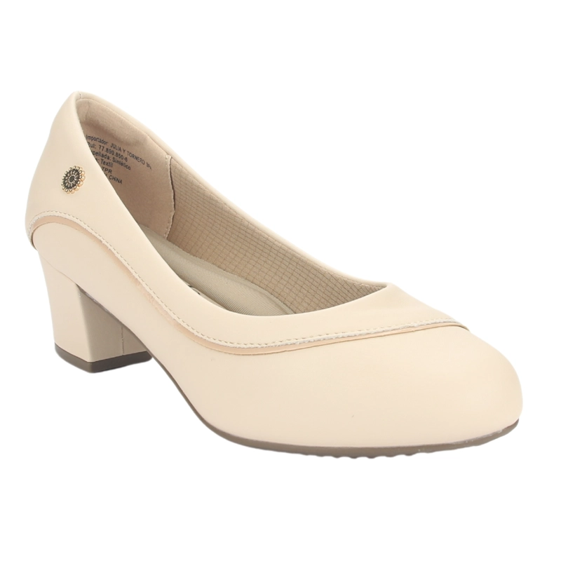 ZAPATO CHALADA MUJER FLEXI-48 BEIGE CASUAL - 3