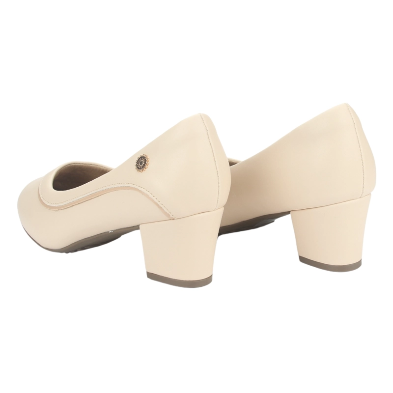 ZAPATO CHALADA MUJER FLEXI-48 BEIGE CASUAL - 7