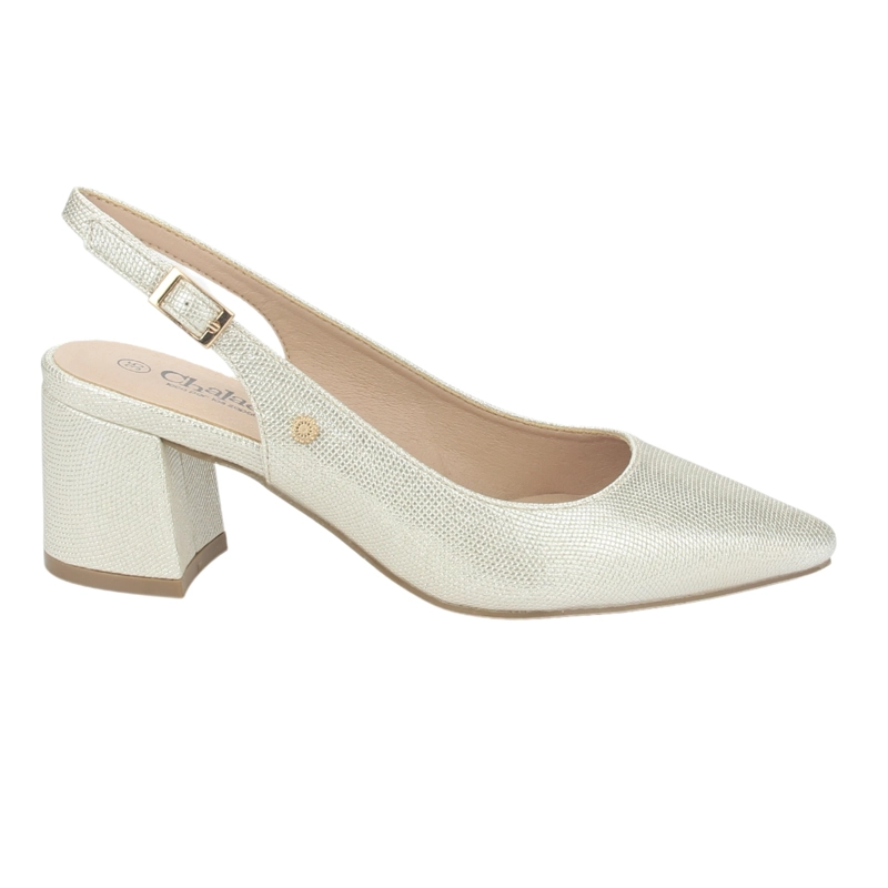 ZAPATO DORADO MUJER CASUAL CHALADA FAIZA - 1