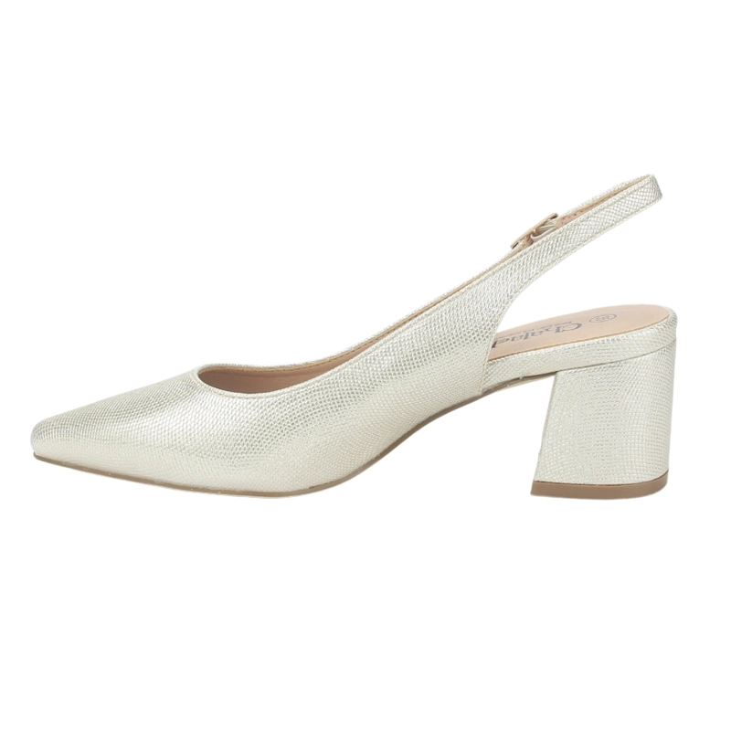 ZAPATO DORADO MUJER CASUAL CHALADA FAIZA - 2