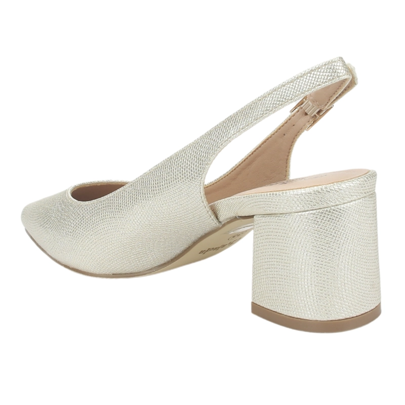 ZAPATO DORADO MUJER CASUAL CHALADA FAIZA - 4