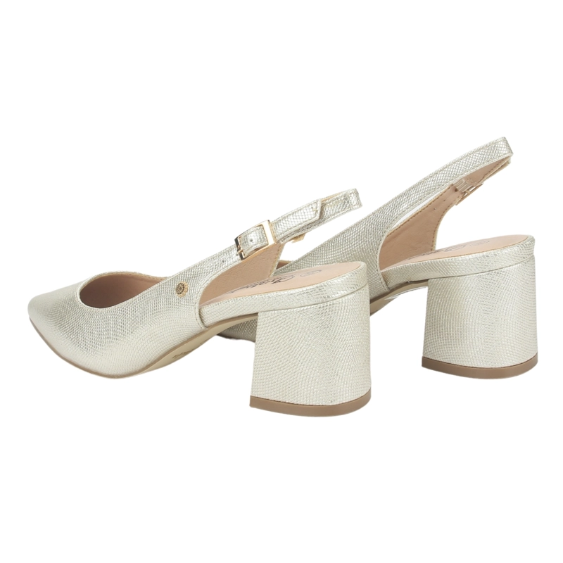 ZAPATO DORADO MUJER CASUAL CHALADA FAIZA - 6