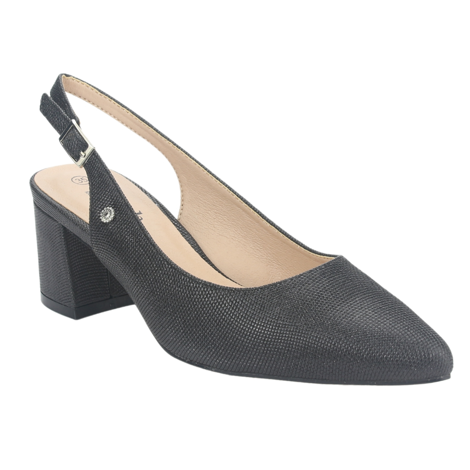 ZAPATO CHALADA MUJER FAIZA-1 NEGRO CASUAL - 3