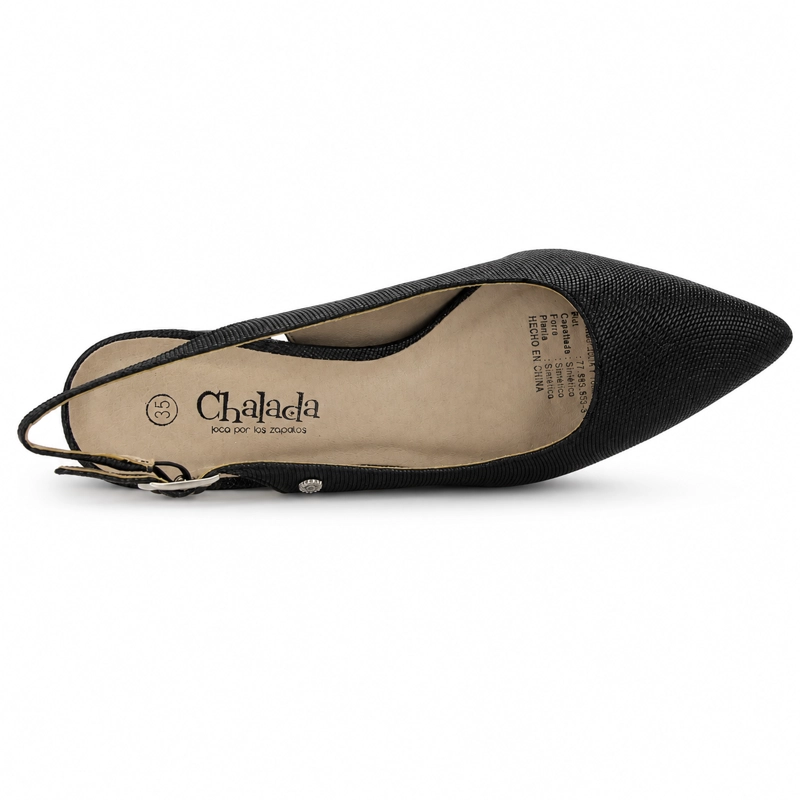 ZAPATO NEGRO MUJER CASUAL CHALADA FAIZA - 5