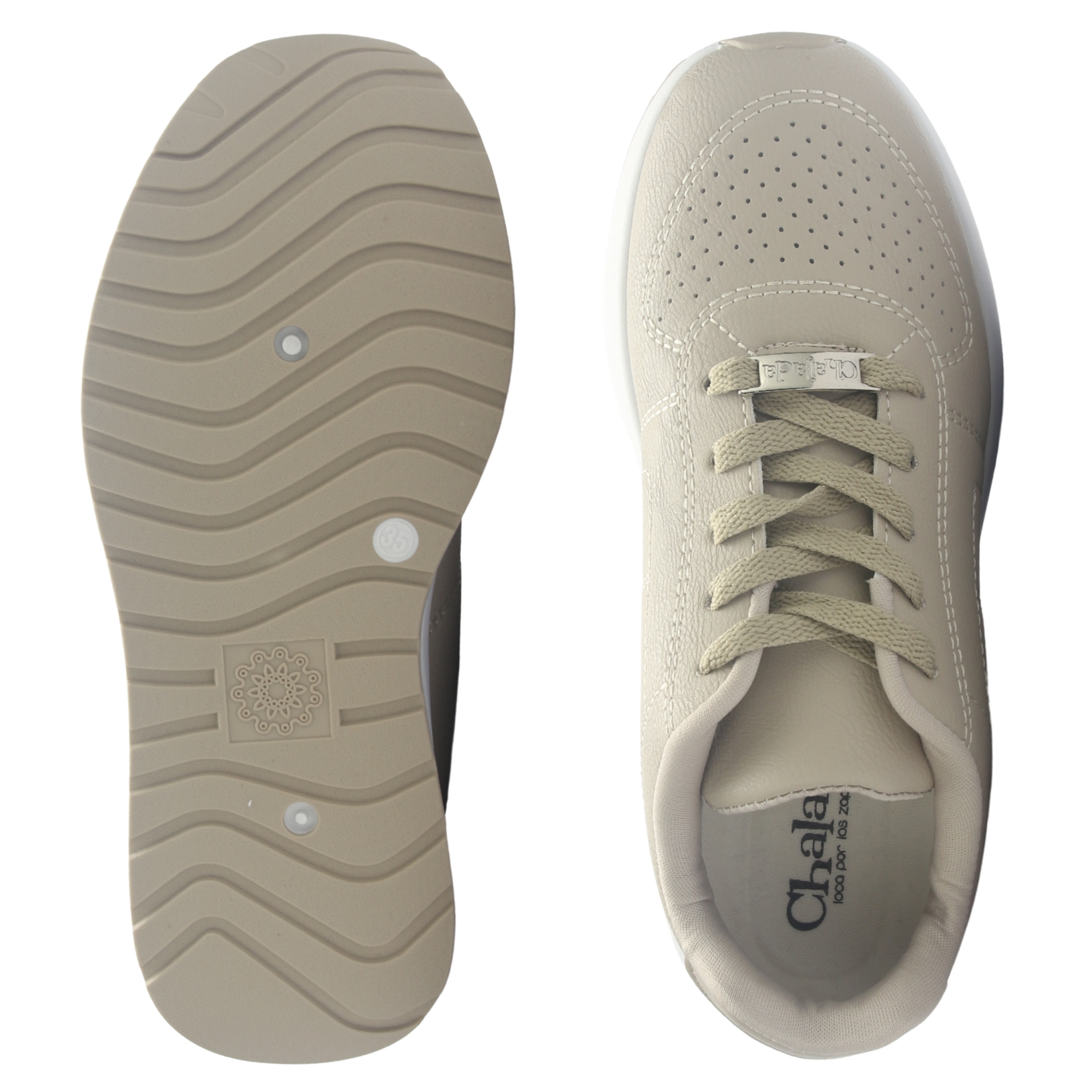 ZAPATILLAS MUJER CHALADA URBANAS BEIGE VITA-2 - 7