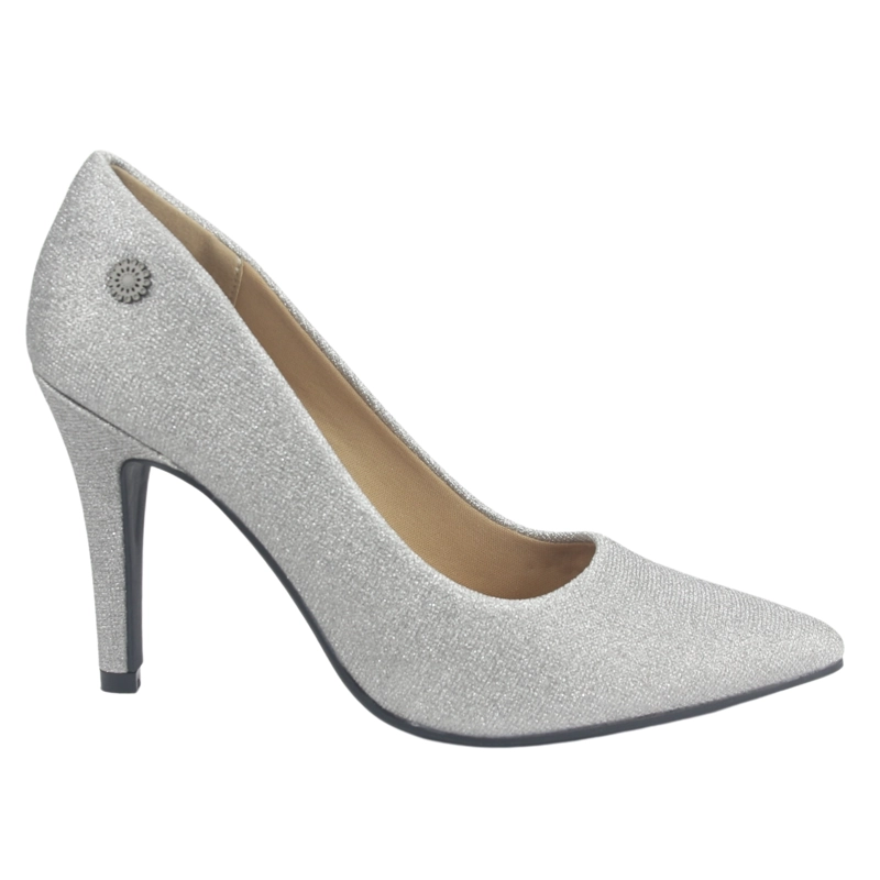 ZAPATO CHALADA MUJER CLORA-64 PLATEADO CASUAL - 1