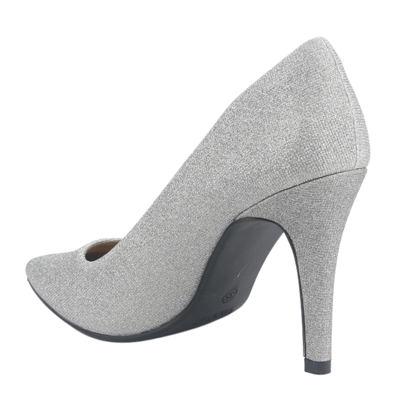 ZAPATO CHALADA MUJER CLORA-64 PLATEADO CASUAL - 4