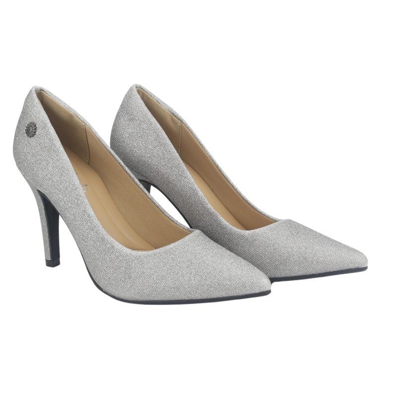 ZAPATO CHALADA MUJER CLORA-64 PLATEADO CASUAL - 5