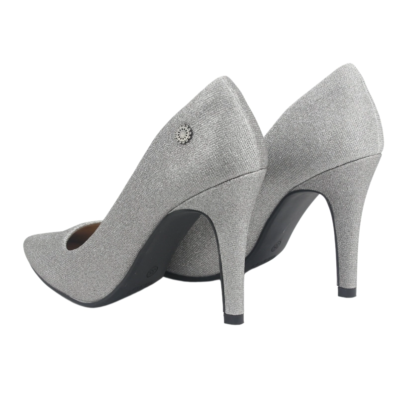 ZAPATO CHALADA MUJER CLORA-64 PLATEADO CASUAL - 6
