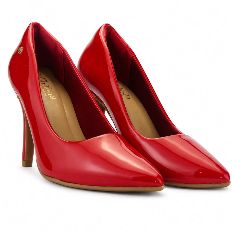 ZAPATO ROJO MUJER CASUAL CHALADA CLORA - 5